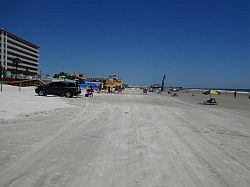 Daytona Beach - rijden op het strand